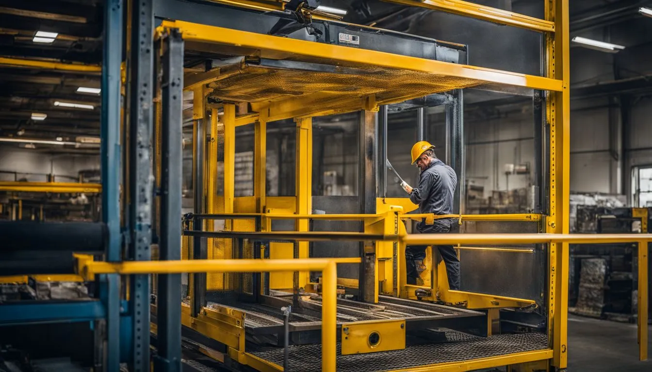 essential safety upgrades for mezzanine pallet gates 247598318