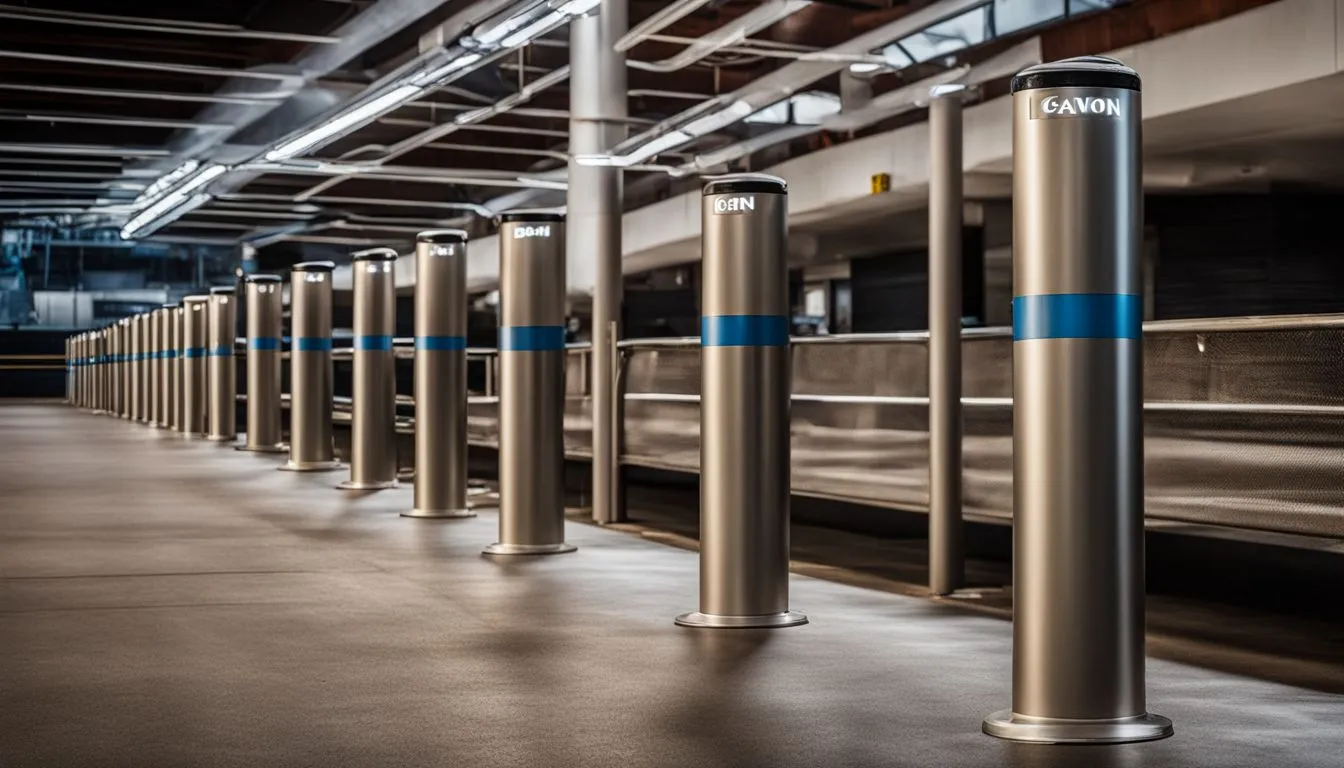 parking bollards 247591368
