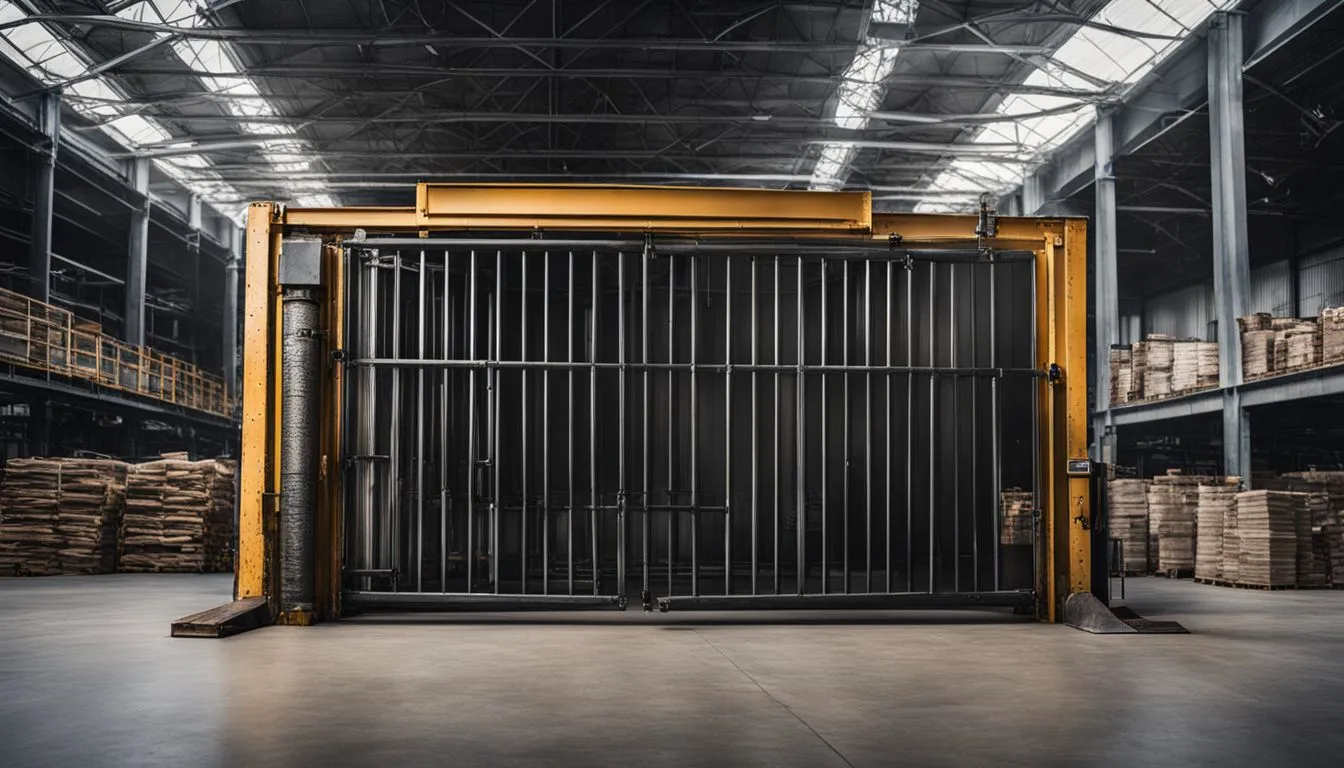 secure and steady highlighting the durability and reliability of roll over gates 233305466