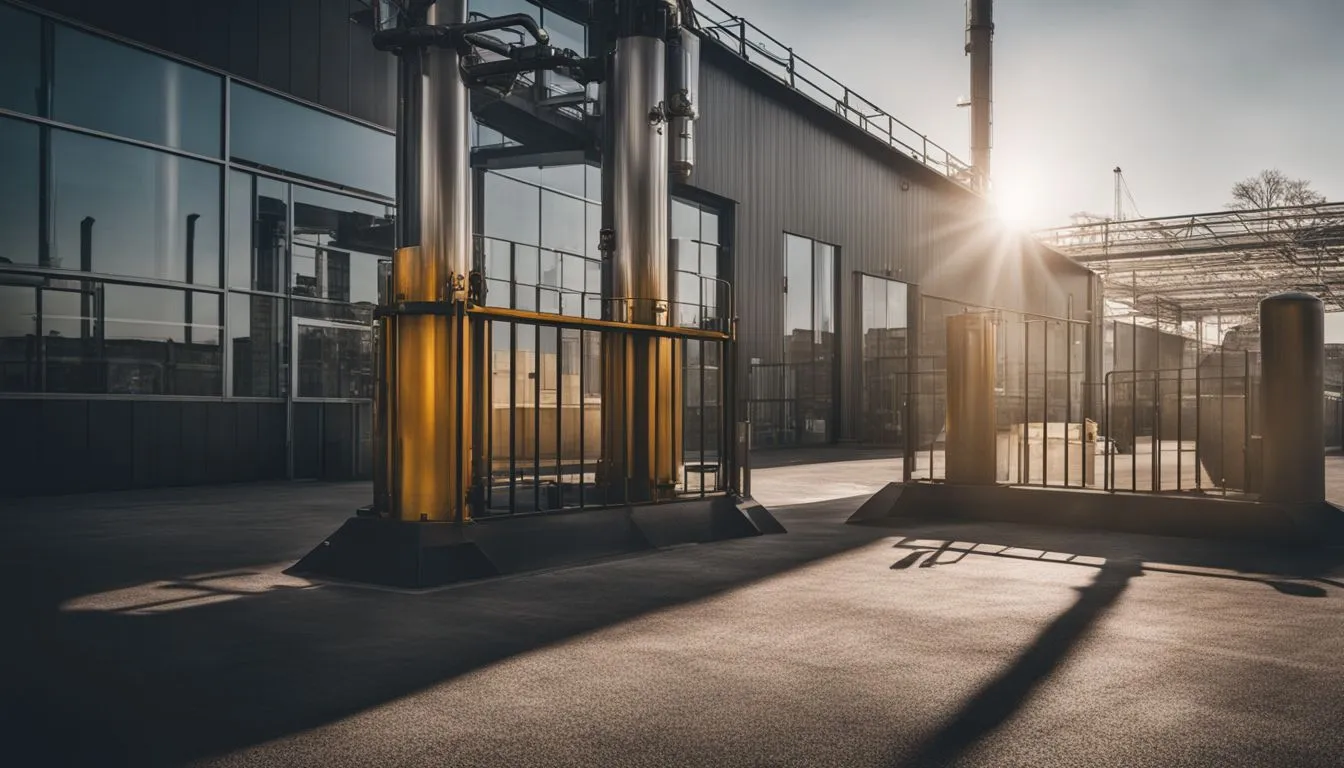 the protective role of industrial safety bollards 220871344