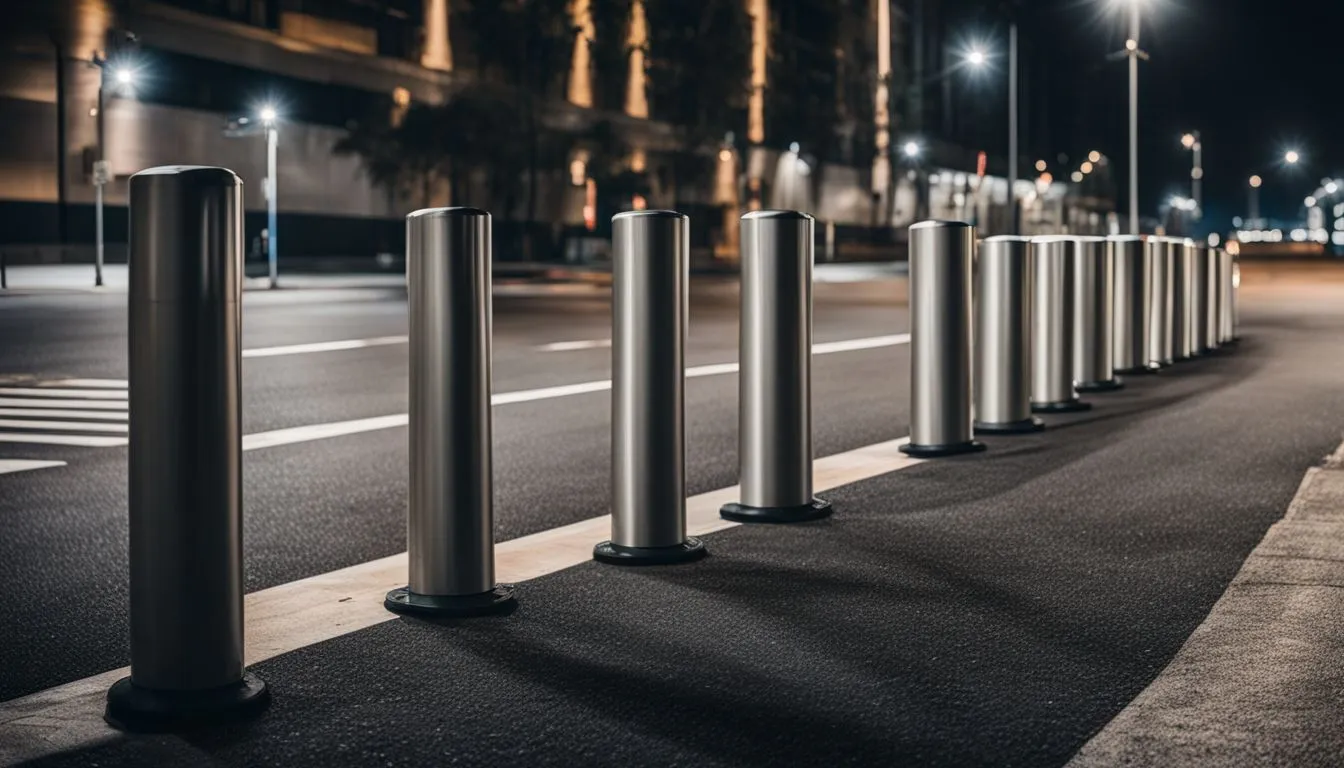 types of industrial bollards 220873543
