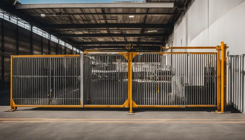 use of safety equipment and barriers 220868122